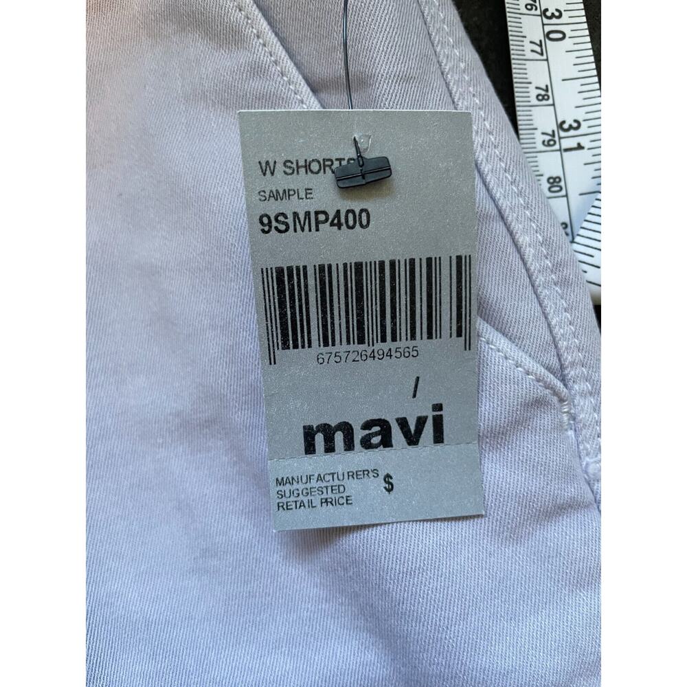 Mavi Light Purple Flat Front Mid Rise Shorts Stretch Women's Size 27 NWT - Picture 7 of 11